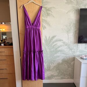 Cynthia Rowley Vibrant Purple Maxi Dress